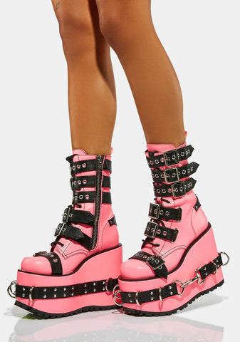 Sweet Hell Raiders Wedge Boots