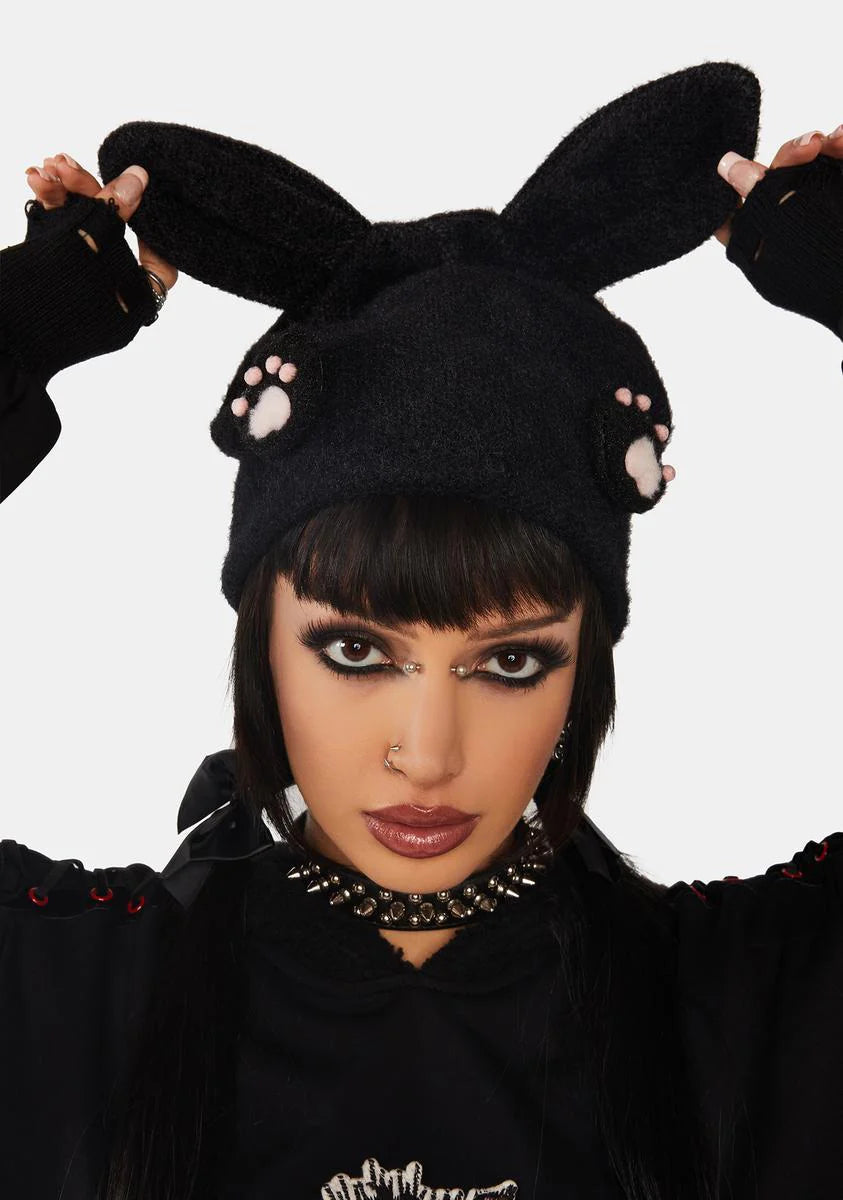 Cute Claw Print Knitted Hat