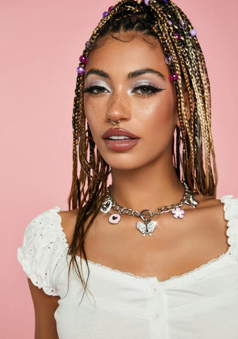 My Lucky Charm Butterfly Choker