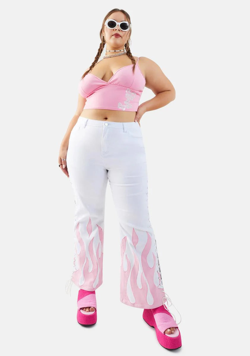 Always Fired Up Twill Flare Pants