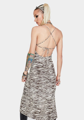 Cocoa Tiger Mirzani Midi Dress