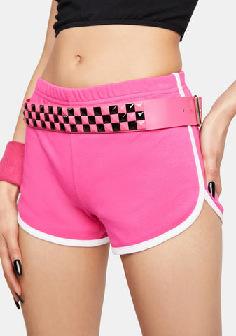 Pink Dolphin Booty Shorts