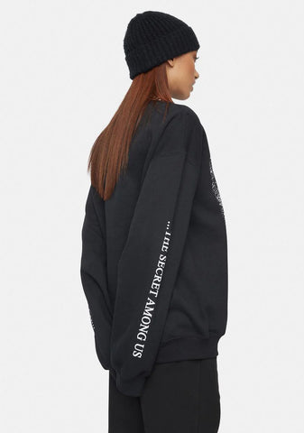 Mystery Helicopter Graphic Sweatshirt