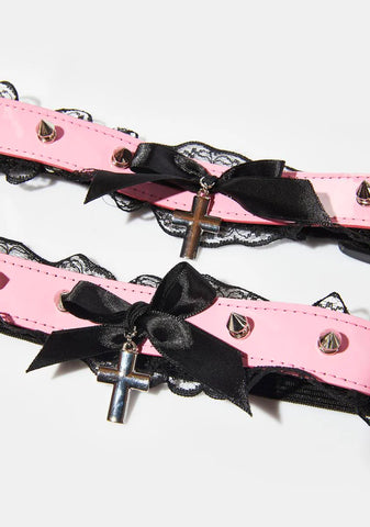 Love And Death Leg Garters