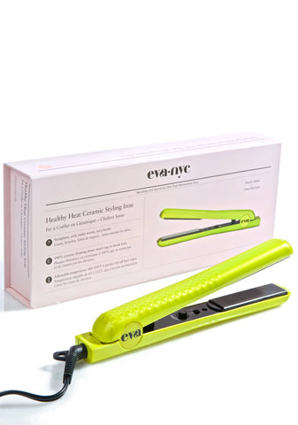 Electric Yellow Ceramic Styling Iron