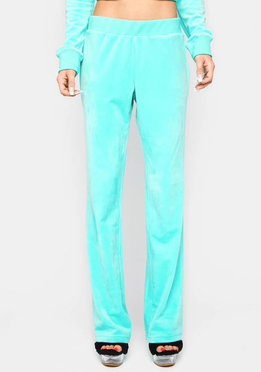 OG Big Bling Velour Track Pants