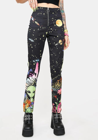 Ethereal World Graphic Pants