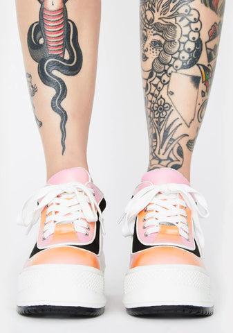 Wipe Out Tie Dye Sneakers