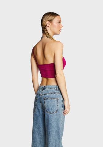 Keep Scrolling Tank Top - Purple