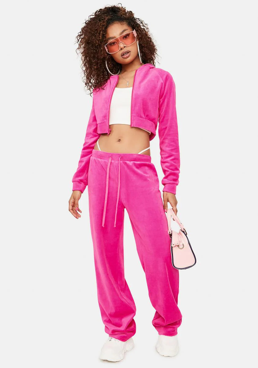 Sweet Y2K Dreams Velour Tracksuit