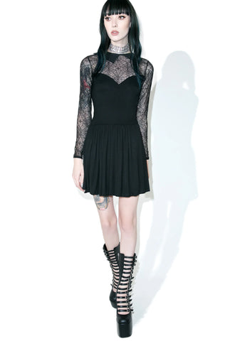 Salvation Lace Skater Dress