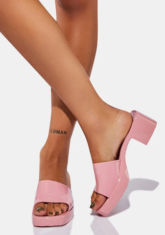 Watermelon Anyway Anyhow Block Heels