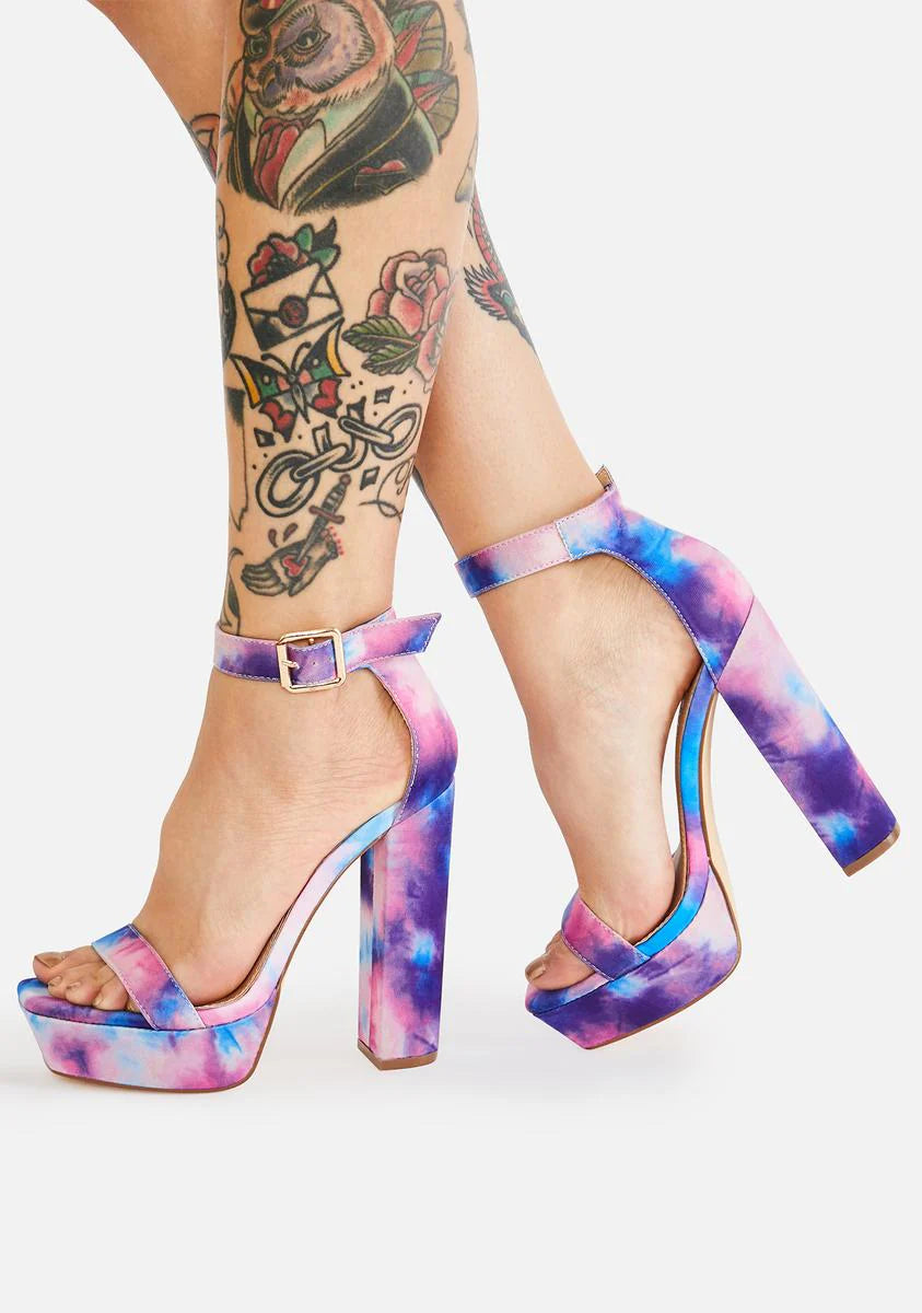 Sunset Model Walk Platform Heels