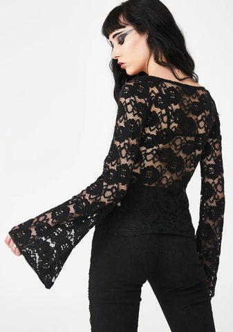 Heartsease Lace Top