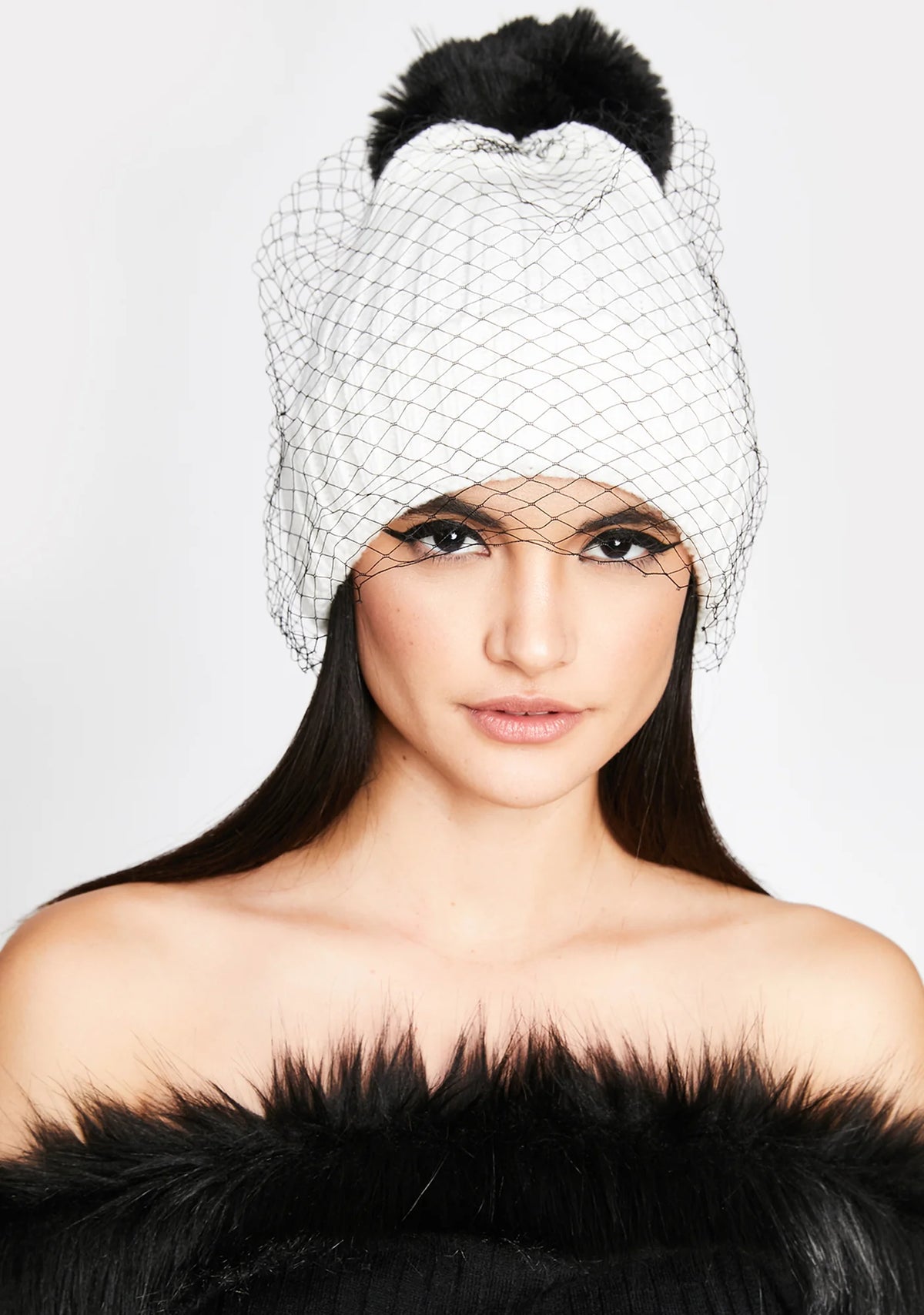 Angel Sad For What Fishnet Beanie
