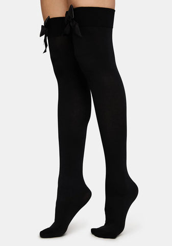 Always Ascending Thigh High Socks