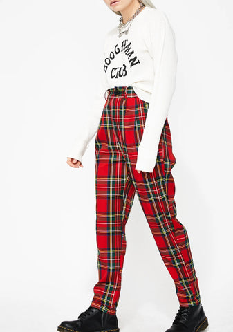 Rebel Instinct Plaid Pants