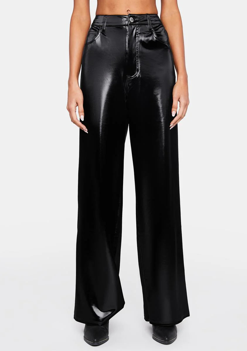 High Rise Wide Leg Pants