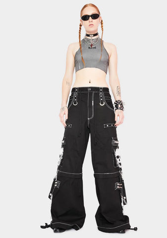 White Super Skull Pants