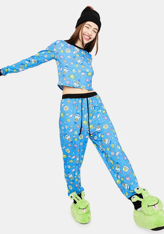 Whole New World Alien Print Top