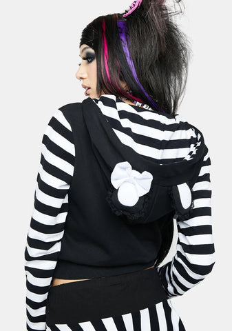 Scene Stealer Striped Hoodie