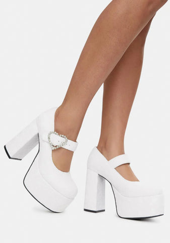 I'll Be Ur Juliet Eyelet Mary Janes