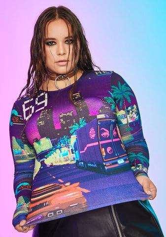 Fierce Midnight Rider Graphic Tee