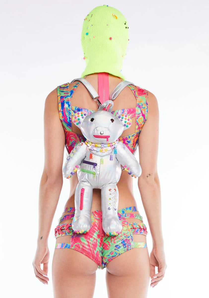 Raving Tormented Teddy Backpack