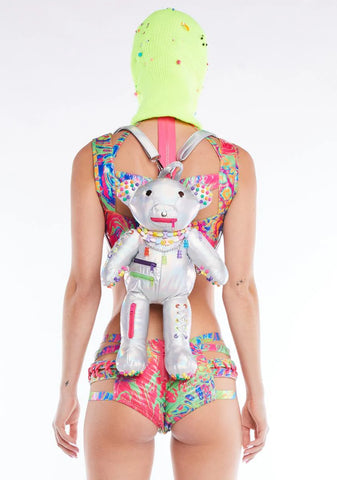 Raving Tormented Teddy Backpack