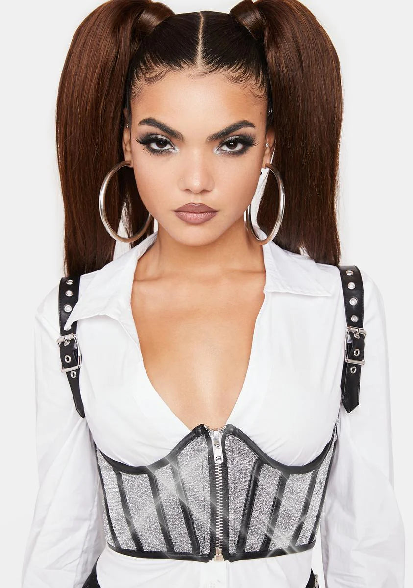 Opulent Dreams Glitter Underbust Corset