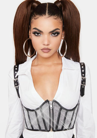 Opulent Dreams Glitter Underbust Corset