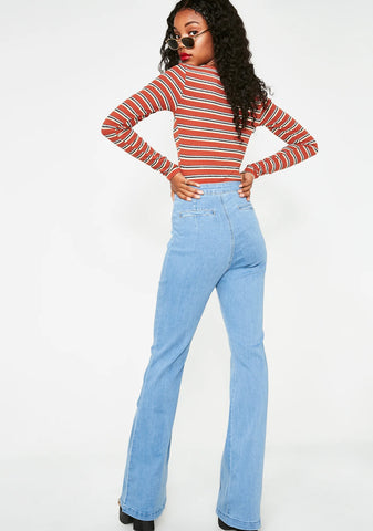 Groovy Gal High-Rise Flares