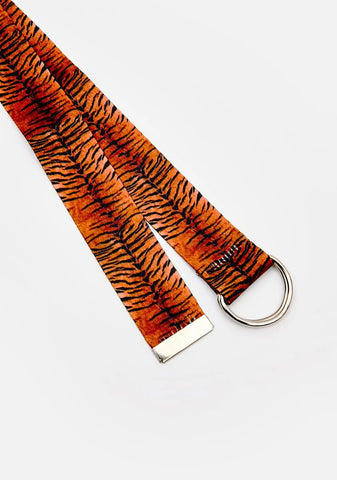 Retro Chic Tiger Print Belt