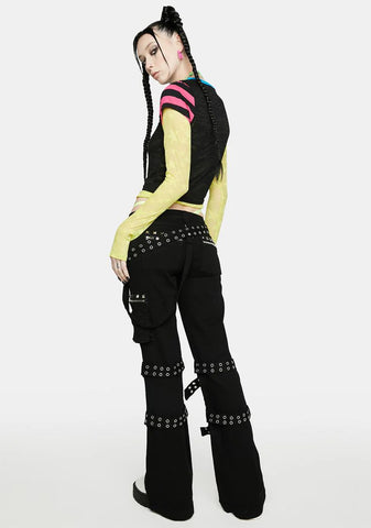 Vile In Denial Buckle Pants