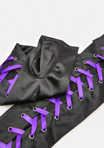 Mega Babe Lace-Up Gloves