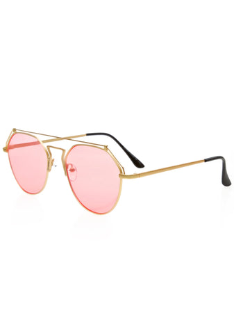 Rose Stephanie Matte Sunglasses