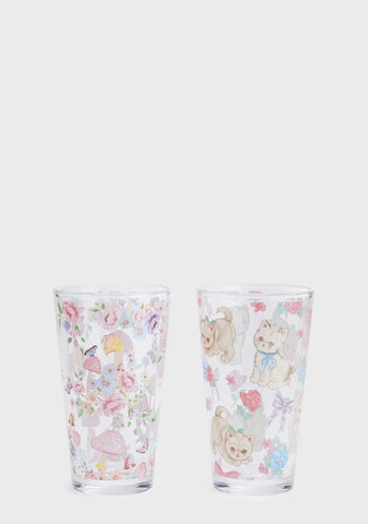 Thanks Fur The Memories Glassware Set