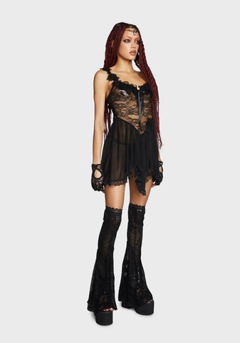 Rare Shadows Lace Dress Set