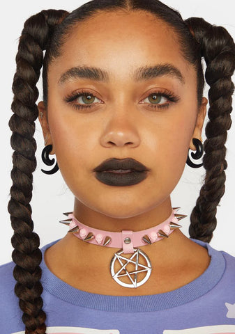 Baby Cast Your Curse Studded Choker