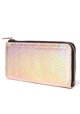 Rose Shimmer Wallet