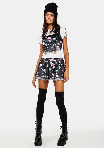 Misfit Tendencies Satin Corset Top