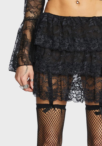 Undeniable Charm Lace Skirt