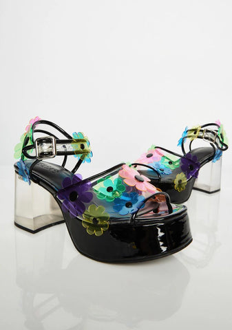 Petal Pixie PVC Heels