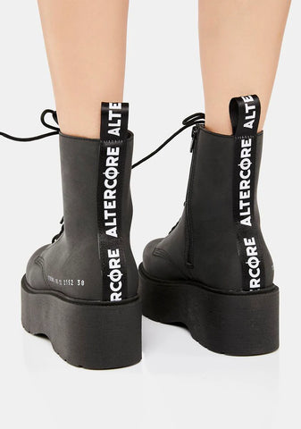 Auren Nubuck Combat Boots