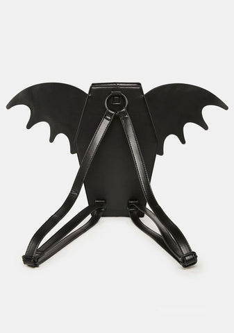 Baby Got Bat Coffin Backpack
