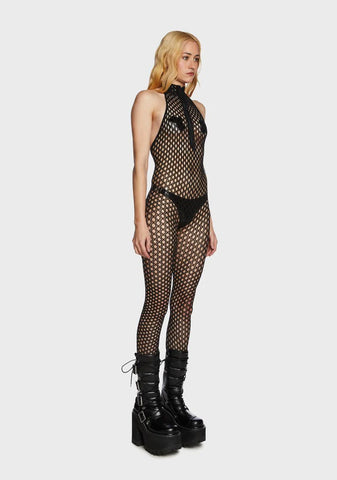 Sleepless Fever Zip Bodystocking