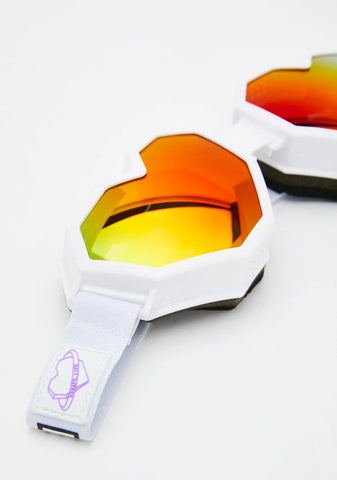 White Heart Goggles