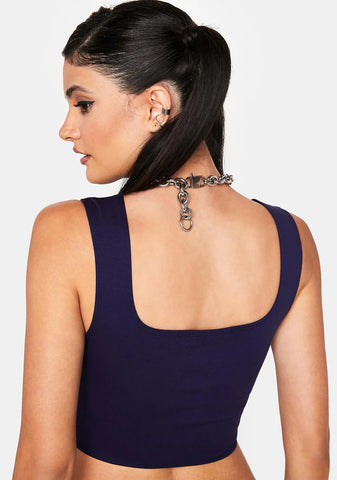 Azure Crave It Corset Top