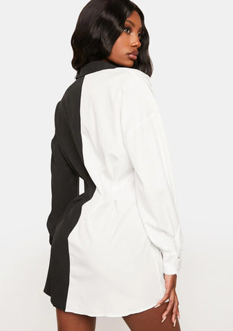 Business Up Front Shirt Dress