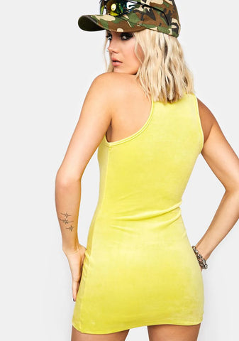 Velour Amour Mini Dress